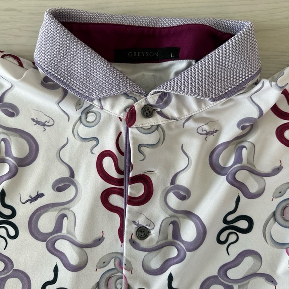 Greyson Men's Golf Polo - LARGE - Picture 2 of 3